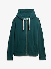 Зеленый - Superdry 100классическое худи на молнии из % хлопка - Image 5 of 6
