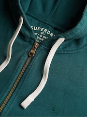 Зеленый - Superdry 100классическое худи на молнии из % хлопка - Image 6 of 6