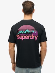 Schwarz - Superdry Core Logo Great Outdoor Back Print T-Shirt - Bild 2 von 5