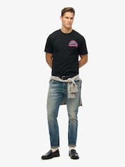 Schwarz - Superdry Core Logo Great Outdoor Back Print T-Shirt - Bild 3 von 5