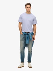 Lila - Superdry Core Logo City Loose Fit T-Shirt - Bild 4 von 6