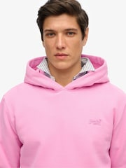 Superdry Pink Essential Loose Fit Logo Hoodie - Image 3 of 4