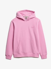 Superdry Pink Essential Loose Fit Logo Hoodie - Image 4 of 4