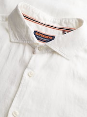 Superdry White Short Sleeve Print Shirt - Image 5 of 5