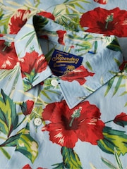 Superdry Multi Short Sleeve Hawaiian Printed Shirt - Image 5 of 5