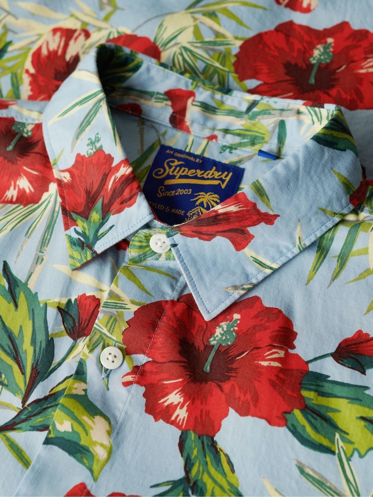 Superdry Multi Short Sleeve Hawaiian Printed Shirt - Image 5 of 5