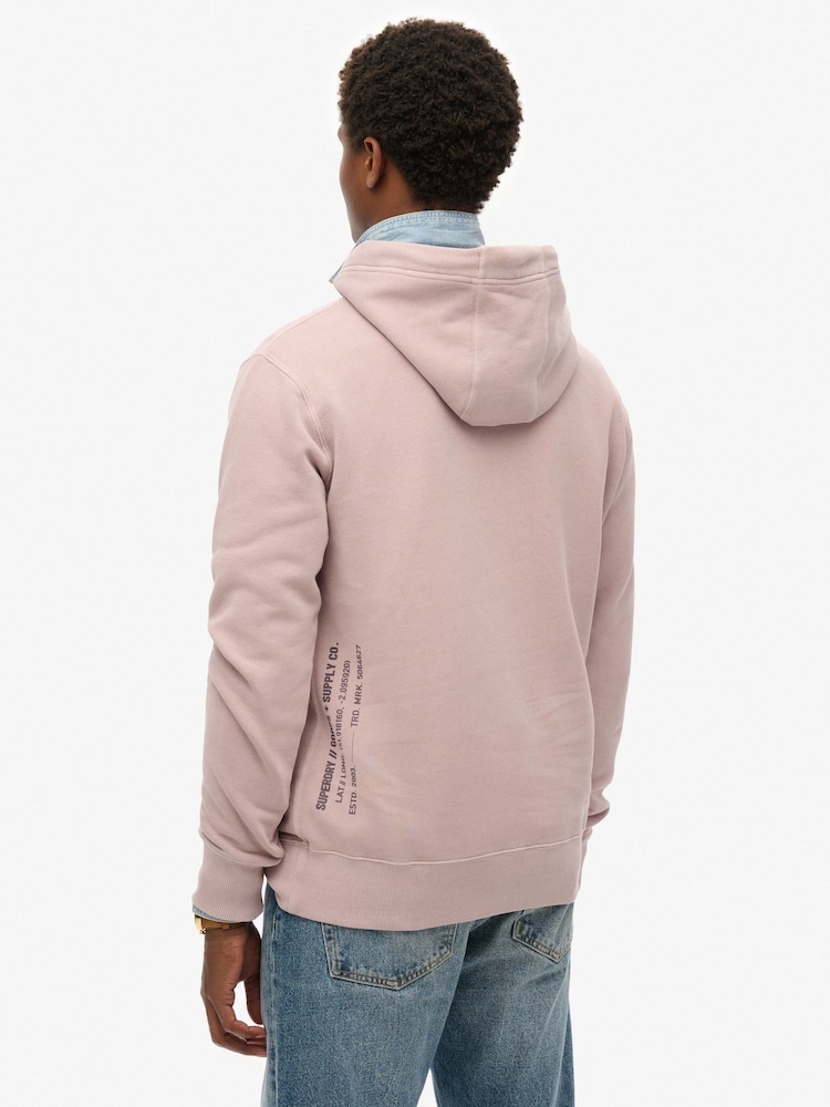 Rosa - Superdry Utility Sport Hoodie - Imagen 2 de 7