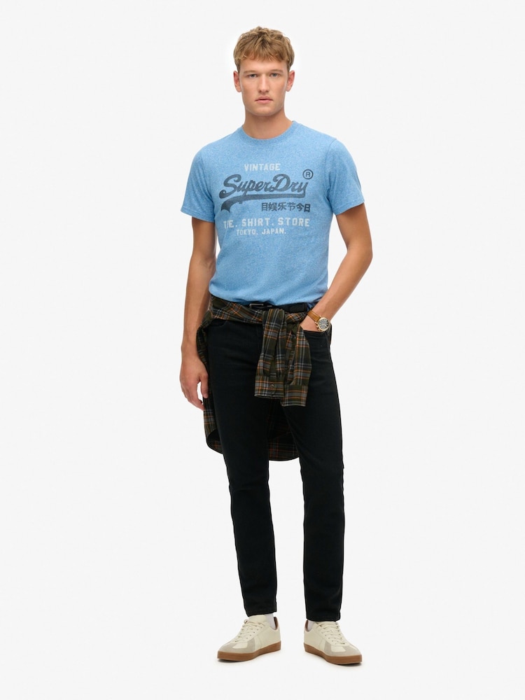 Superdry Blue VL Classic Relaxed T-Shirt - Image 2 of 5