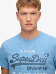 Superdry Blue VL Classic Relaxed T-Shirt - Image 3 of 5