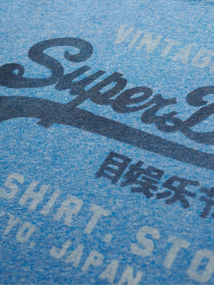 Superdry Blue VL Classic Relaxed T-Shirt - Image 5 of 5