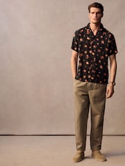 Superdry Black Short Sleeve Print Shirt - Image 3 of 3