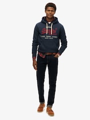 Azul - Superdry VL Heritage Relaxed Hoodie - Imagen 2 de 5