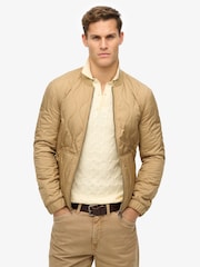 Superdry Brown Surplus Quilted Liner Jacket - Image 1 of 5