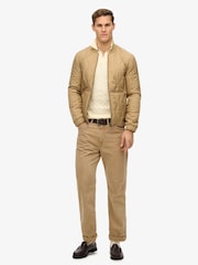 Superdry Brown Surplus Quilted Liner Jacket - Image 2 of 5