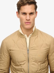Superdry Brown Surplus Quilted Liner Jacket - Image 3 of 5