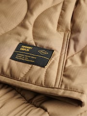 Superdry Brown Surplus Quilted Liner Jacket - Image 5 of 5