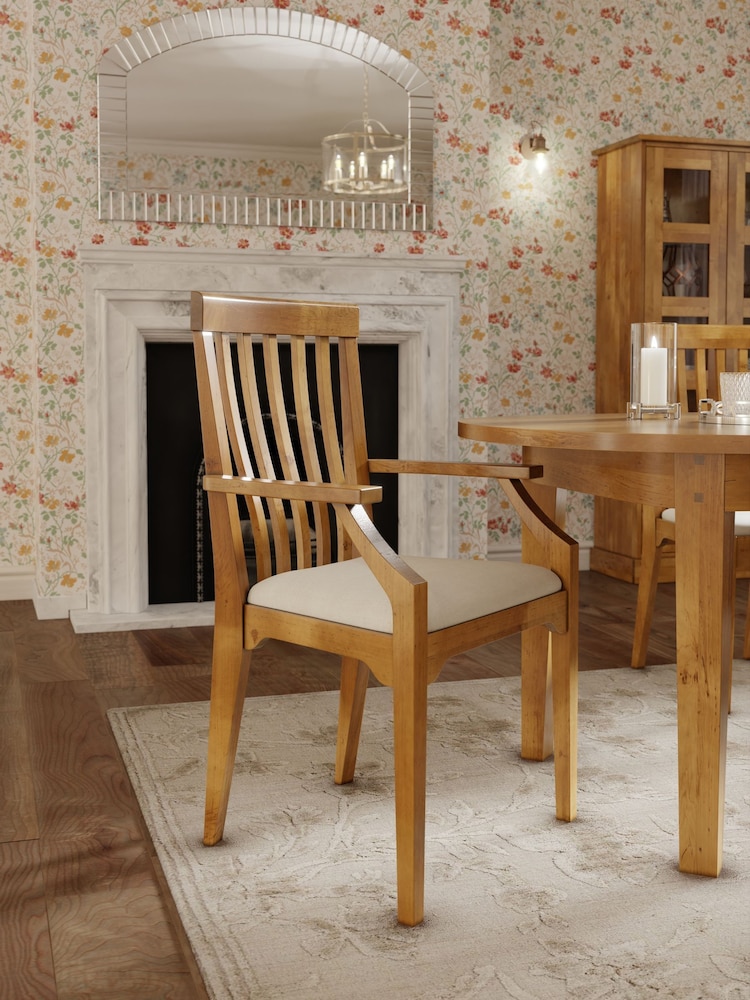 Laura Ashley Honey Garrat Carver Chair - Image 1 of 4