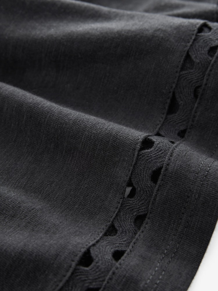 Noir - Short d’été 100% coton en jersey - Image 9 of 10