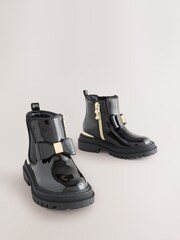 Baker by Ted Baker Girls Chelsea Boots With Bow - Image 1 of 5