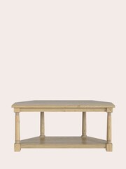 Laura Ashley Oak Wellington Corner TV Unit - Image 2 of 5