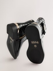 Baker by Ted Baker Girls Patent Chelsea Black Boots - Image 7 of 7