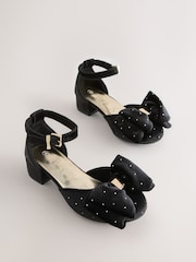 Baker by Ted Baker Girls Ocassion Bow Heel Black Shoes - Image 1 of 6