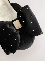 Baker by Ted Baker Girls Ocassion Bow Heel Black Shoes - Image 3 of 6