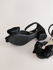 Baker by Ted Baker Girls Ocassion Bow Heel Black Shoes - Image 6 of 6