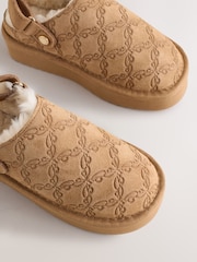 Baker by Ted Baker Girls Sling Back Mule Clog Slippers - Image 3 of 5