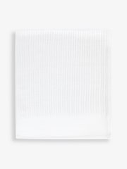 JoJo Maman Bébé Personalised White Woven Cellular Blanket - Image 4 of 5