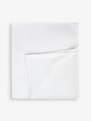 JoJo Maman Bébé Personalised White Woven Cellular Blanket - Image 5 of 5