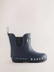 Baker by Ted Baker Boys Faux Fur Lined Welly Boots - Image 3 of 5
