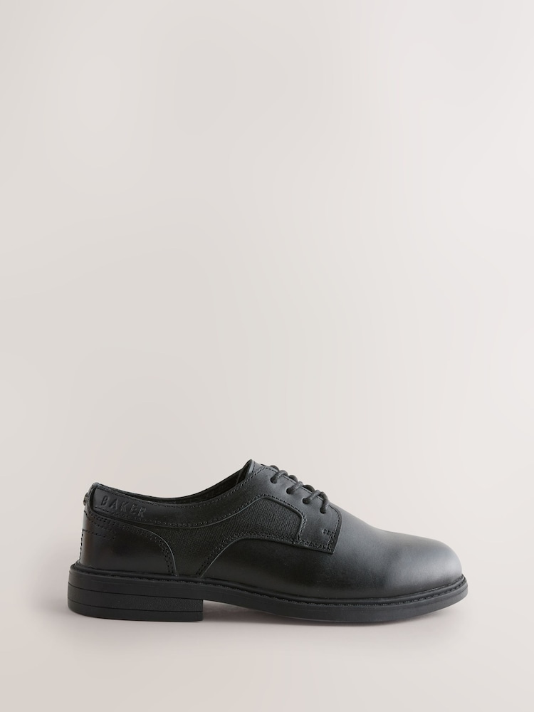 Baker by Ted Baker Boys Back to School Black Shoes - Image 2 of 6