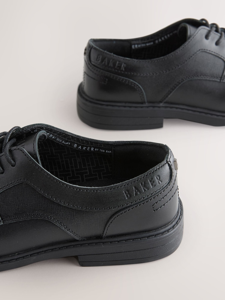 Baker by Ted Baker Boys Back to School Black Shoes - Image 6 of 6