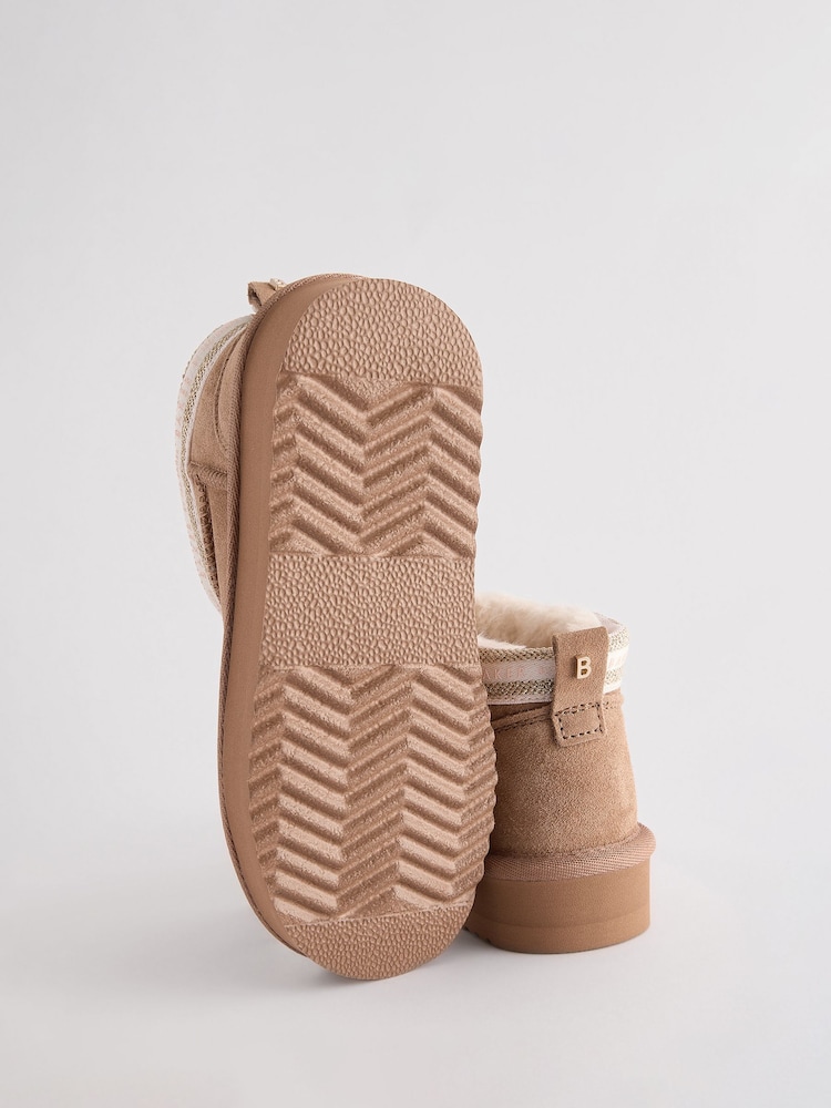 Baker by Ted Baker Girls Cosy Suede Slipper Boots - Image 6 of 6 Baker by Ted Baker Girls Cosy Suede Slipper Boots - Image 6 of 6