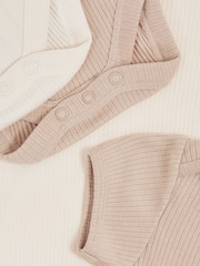 Reiss Natural Pax 4 Pack Growing Bodysuit Gift Set - Image 4 of 4