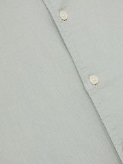 Reiss Sage Green Carvalho Cotton-Piqué Garment-Dyed Shirt - Image 7 of 7