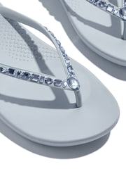 FitFlop Blue Iqushion Multi-Crystal Ergonomic Sandals - Image 3 of 3