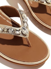 FitFlop Gracie Jewel Deluxe Leather Sandals - Image 3 of 4