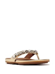 FitFlop Gracie Jewel Deluxe Leather Sandals - Image 4 of 4