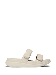 FitFlop Black F-mode Go Adjustable Flatform Two-bar Slides - Image 1 of 4