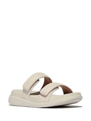 FitFlop Black F-mode Go Adjustable Flatform Two-bar Slides - Image 2 of 4