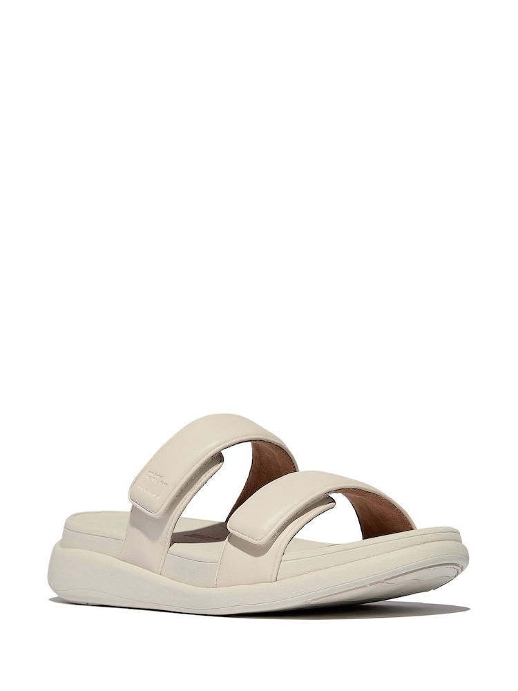 FitFlop Black F-mode Go Adjustable Flatform Two-bar Slides - Image 2 of 4