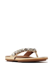 FitFlop Gracie Jewel Deluxe Leather Sandals - Image 2 of 4