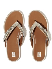 FitFlop Gracie Jewel Deluxe Leather Sandals - Image 3 of 4