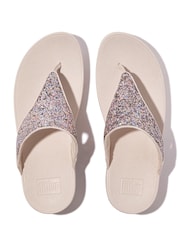 FitFlop Lulu Multi Tonal Glitter Toe Post Sandals - Image 5 of 6