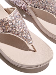 FitFlop Lulu Multi Tonal Glitter Toe Post Sandals - Image 6 of 6
