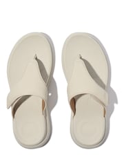 FitFlop Gracie Rubber-Buckle Leather Fisherman Black Sandals - Image 4 of 5