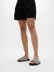 FitFlop Gracie Woven Cross Slides - Image 1 of 5