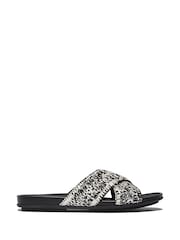 FitFlop Gracie Woven Cross Slides - Image 2 of 5